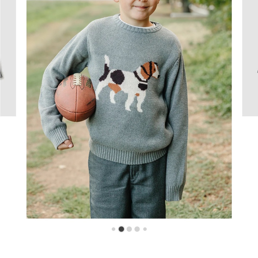 PEDAL boys dog sweater